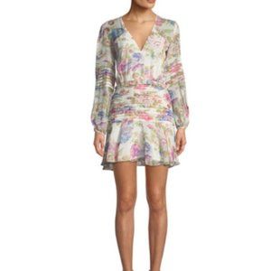 LA MAISON TALULAH EPIPHANY Silk Chiffon Mini Dress
